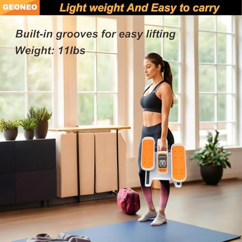 Under Desk Elliptical Machine, Quiet & Small Electric Seated Pedal Exerciser for Senior, Featuring Remote Control & 12 A