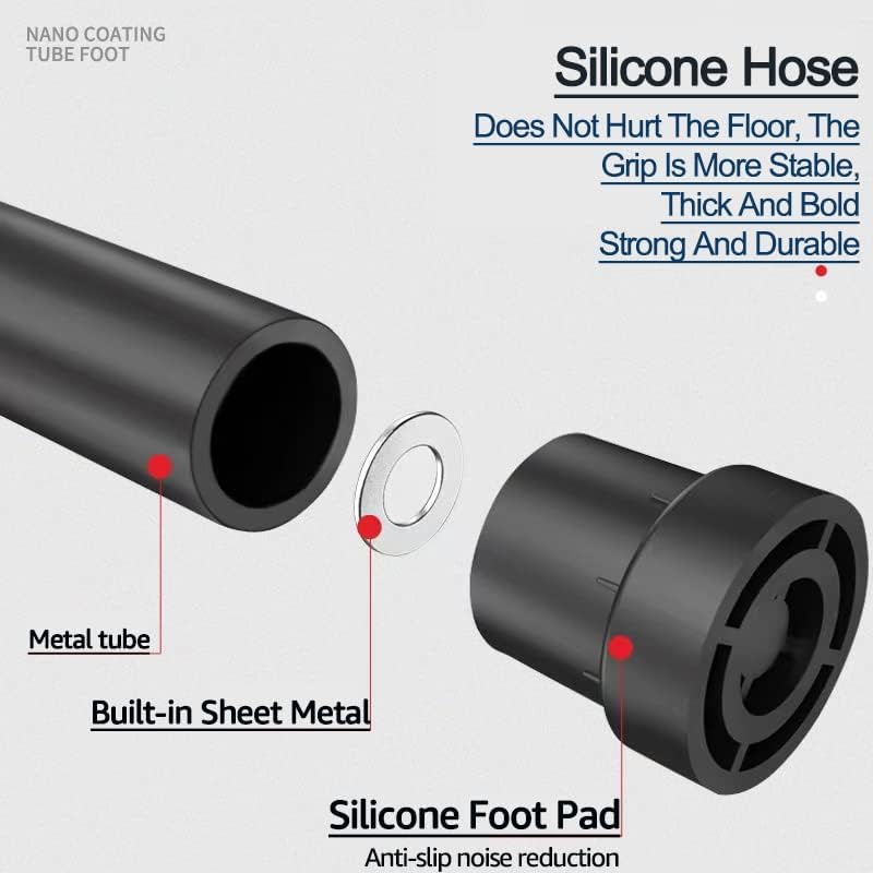 40"/48" Fitness Rebounder Trampoline with 4-Level Adjustable Foam Handle for Kids & Adults | Quiet and Stable 40"/48" E