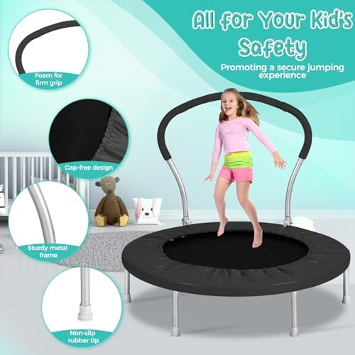 Lyromix Mini Trampoline for Kids