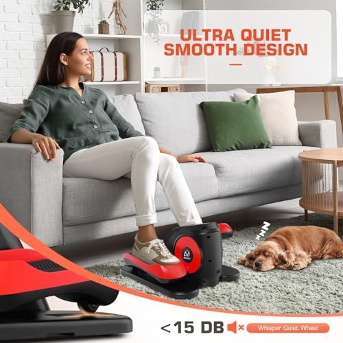 ANCHEER Elliptical Leg Exerciser for Seniors | Fully Assembled Electric Pedal Exerciser for Seniors | ANCHEER Electric