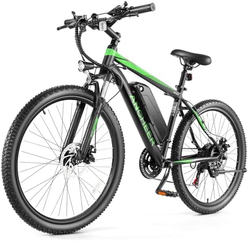 ANCHEER Peak 750W Electric Mountain Bike for Adults, 55 Miles 20-22MPH Electric Bicycle, 48V/374Wh Battery