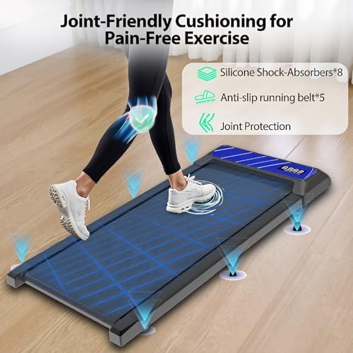 Under Desk Treadmills with Incline, Portable Walking Machine, |5 HP for Home Office Under Desk Treadmills Incline, Por
