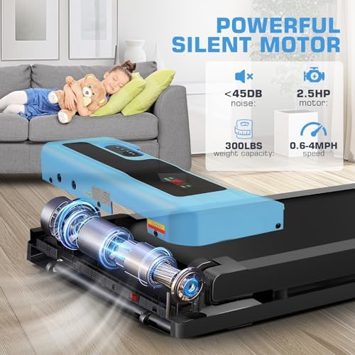 ANCHEER Walking Pads, |5HP Compact Running Machine for Home/Gym, Ultra-Quiet and Installation-Free