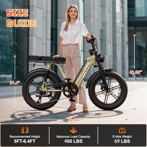 TST Electric Bike for Adults with 1500W Peak Brushless Motor | TST Electric Dirt Bike for Adults with 60 Miles Range |