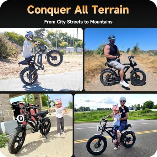 Electric Bike for Adults - 750W/Peak 1500W Motor, 48V15.6AH Detachable Battery, 28MPH UL 2849 Certified Electric Bike fo