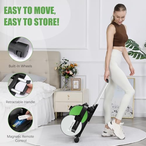 ANCHEER Under Desk Elliptical Leg Exerciser for Seniors with Remote Control | ANCHEER Ellipse Leg Exerciser with Displa