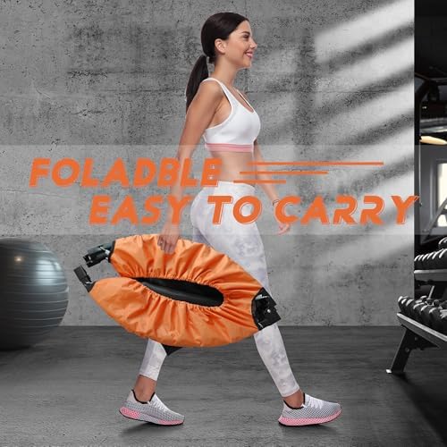 HYD-Parts 48" Mini Trampoline for Adults and Kids | Adjustable Bar | Indoor Fitness Trampoline | Max Load 440lbs HYD-Par