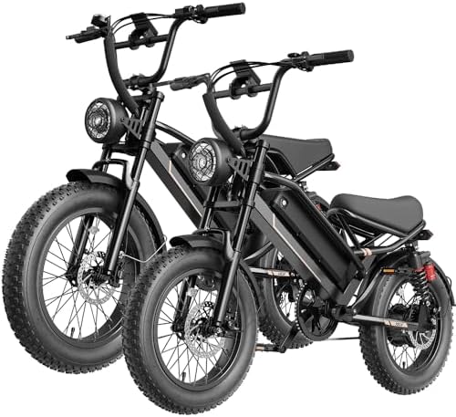 Electric Bike for Adults, 2000W/1500W Peak Motor, All Terrain Ebike Electric Bike for Adults, 20"/16" Fat Tire Ebike,