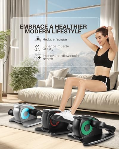 ANCHEER Quiet Elliptical Machine for Seniors Office Home Exercise