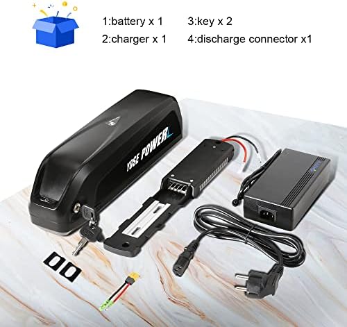 Yose 36V 13Ah 48V 13Ah Electric Bicycle Battery Down Tube Battery Safe Lock Led Indicator Light