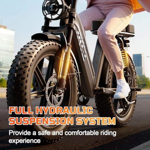 TST Electric Bike for Adults with 1500W Peak Brushless Motor | TST Electric Dirt Bike for Adults with 60 Miles Range |