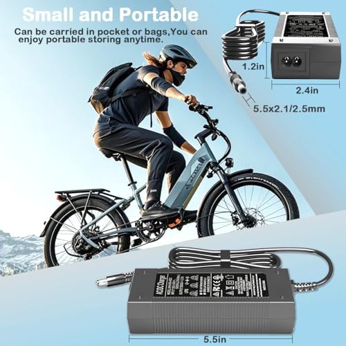 UL Certified 42V 2A Electric Scooter Charger for Gotrax,Jetson,Razor,Segway,Swagtron,Electric Bike Charger | UL Certifi