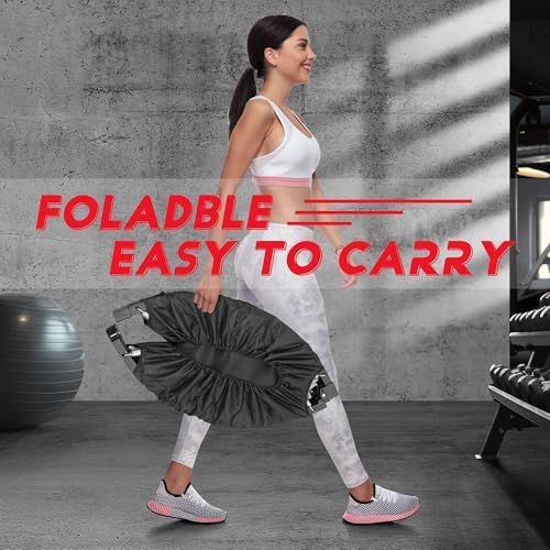 HYD-Parts 48" Mini Trampoline for Adults and Kids | Adjustable Bar | Indoor Fitness Trampoline | Max Load 440lbs HYD-Par