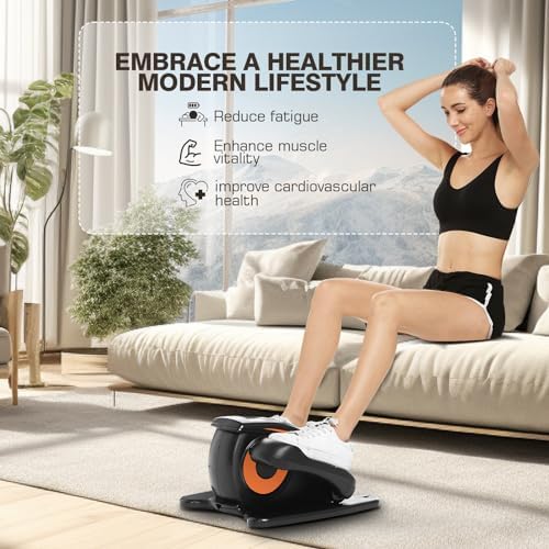 ANCHEER Quiet Elliptical Machine for Seniors Office Home Exercise