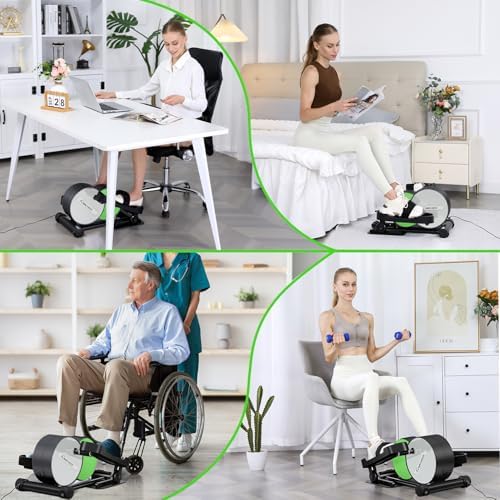 ANCHEER Under Desk Elliptical Leg Exerciser for Seniors with Remote Control | ANCHEER Ellipse Leg Exerciser with Displa