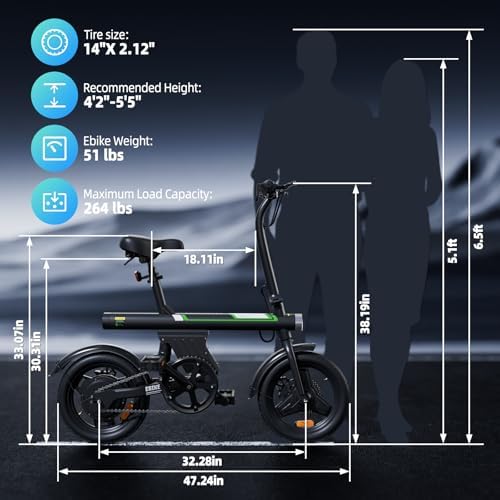 Adults 500W 25 Miles+ 20MPH Electric Mountain Bike for Off-Road Adventures | 750W 55 Miles+ 20MPH Electric Mountain Bik