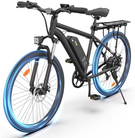 Adults 500W 25 Miles+ 20MPH Electric Mountain Bike for Off-Road Adventures | 750W 55 Miles+ 20MPH Electric Mountain Bik