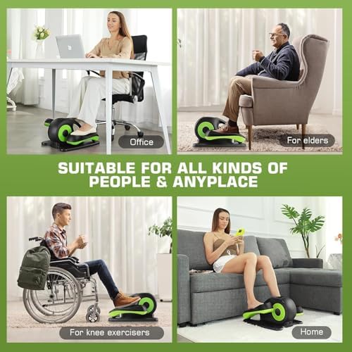 ANCHEER Electric Seated Pedal Exerciser for Seniors at Home ANCHEER Portable Quiet Elliptical Machine for Home Exercise