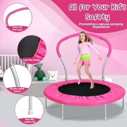 Lyromix Mini Trampoline for Kids