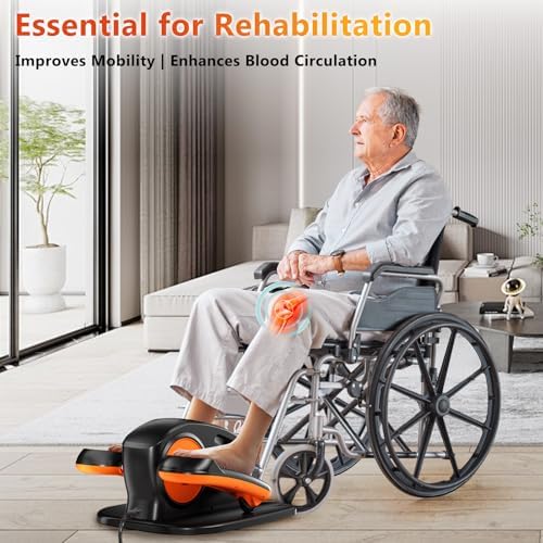 Ellipse Leg Exerciser as Seen on TV, 15 Adjustable Speed, Portable for Seniors