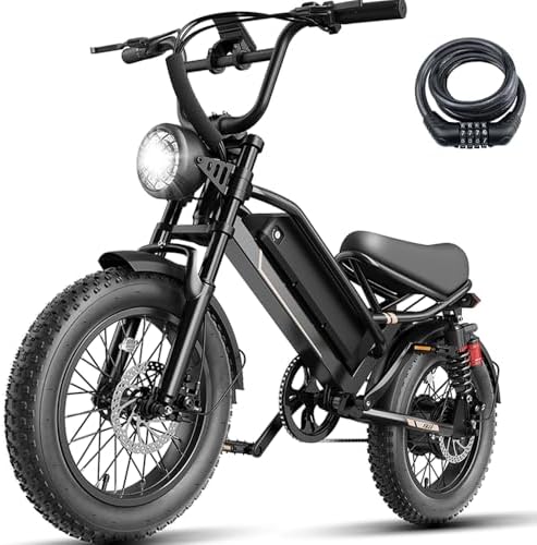 Electric Bike for Adults, 2000W/1500W Peak Motor, All Terrain Ebike Electric Bike for Adults, 20"/16" Fat Tire Ebike,