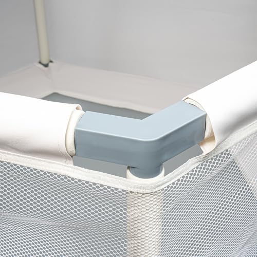 Aesthetic Kids Trampoline with Safety Net & Basketball Hoop, Ultra Safe No-Gap Design, Gifts for Boys & Girls Indoor and