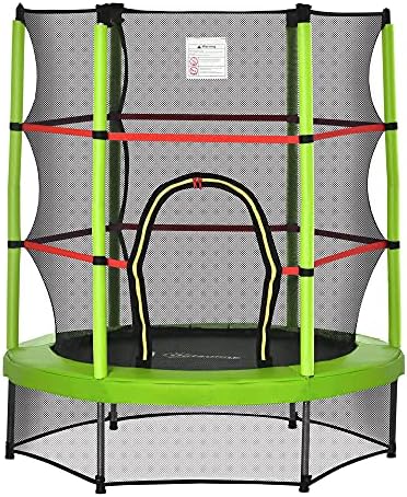 Outsons 5FT Trampoline for Kids | 55" Mini Indoor Outdoor Toddnginele Trampoline Toy | Springless Design Safety Trampol