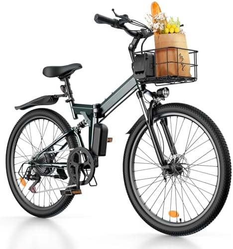 Electric Bike, 1000W/750W/500W Peak Motor, Removable Battery, Shock Absorber, Commuting Electric Bike for Adults, 75/60/
