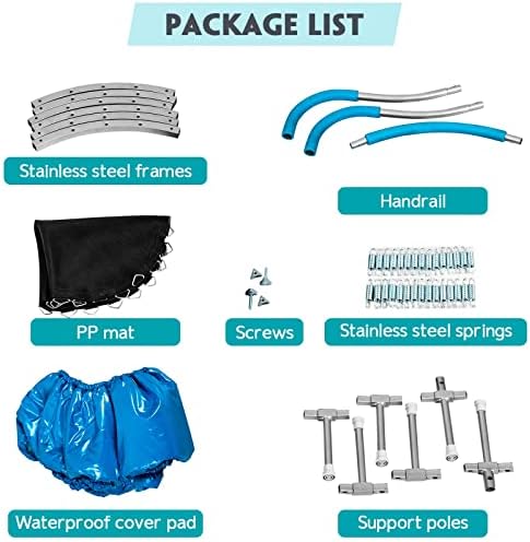 Lyromix 36-Inch Kids Trampoline with Handle - Indoor Mini Trampoline for Toddlers and Kids Lyromix 36-Inch Kids Trampoli