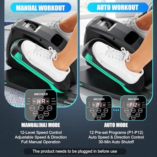 ANCHEER Quiet Elliptical Machine for Seniors Office Home Exercise