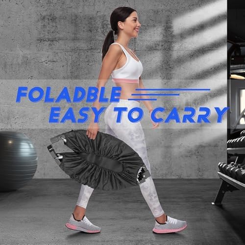 HYD-Parts 48" Mini Trampoline for Adults and Kids | Adjustable Bar | Indoor Fitness Trampoline | Max Load 440lbs HYD-Par