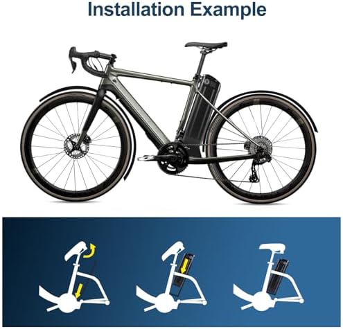 Silver Fish 48V 16Ah Ebike Battery, 2A Charge for 200-750W Electric Bikes