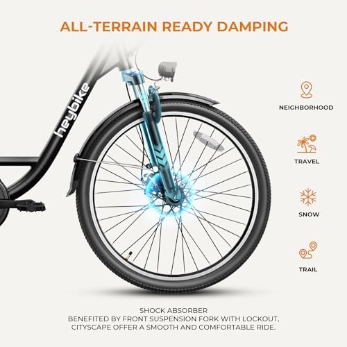 Heybike Cityscape |0 Electric Bike for Adults with 1000W Motor Peak and 50 Miles Range | UL Certified | Ideal for Commut