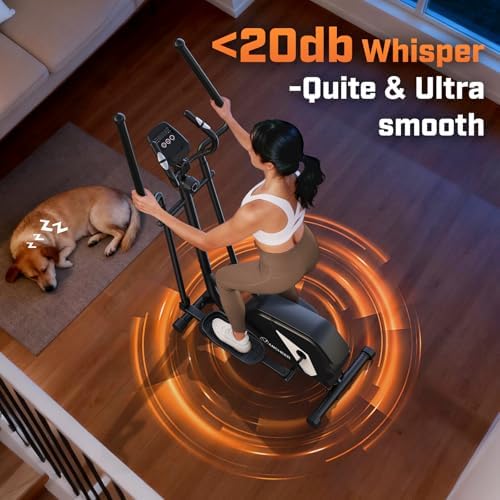 ANCHEER Home Elliptical Machine for Fitness Lovers with Ultra-Quiet Magnetic System | ANCHEER Elliptical Exercise Machi