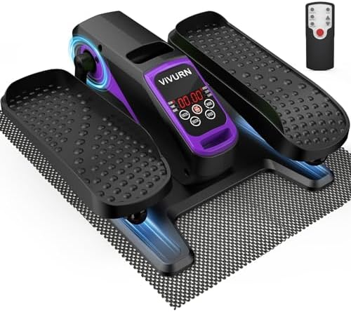 VIVURN-018 Under Desk Elliptical for Seniors with Non-Slip Mat & Quiet Design | VIVURN-018 12 Speed Mini Elliptical Exe