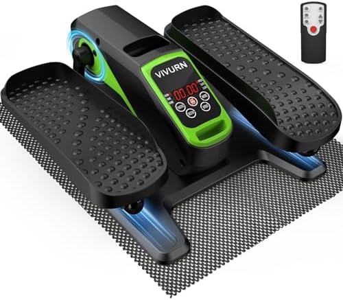 VIVURN-018 Under Desk Elliptical for Seniors with Non-Slip Mat & Quiet Design | VIVURN-018 12 Speed Mini Elliptical Exe