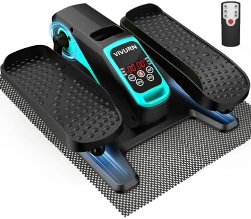 VIVURN-018 Under Desk Elliptical for Seniors with Non-Slip Mat & Quiet Design | VIVURN-018 12 Speed Mini Elliptical Exe