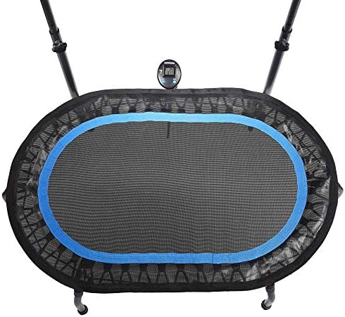 Stamina Folding Trampoline Black - Portable Fitness Equipment for Home Gym, Cardio & Strength Training, Jumping Exercise