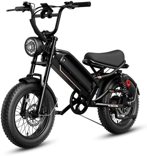 Electric Bike for Adults, 2000W/1500W Peak Motor, All Terrain Ebike Electric Bike for Adults, 20"/16" Fat Tire Ebike,