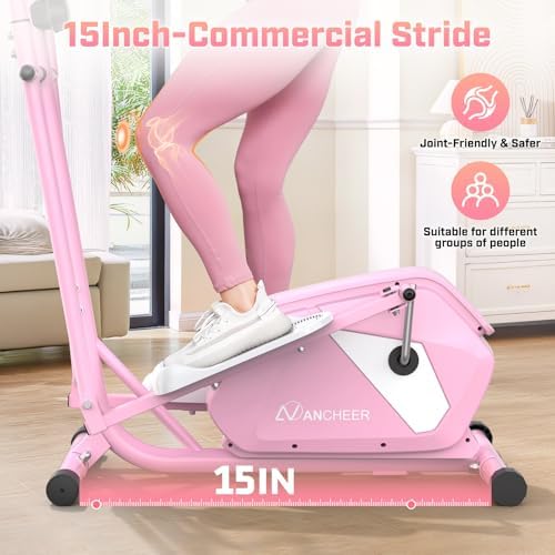 ANCHEER Home Elliptical Machine for Fitness Lovers with Ultra-Quiet Magnetic System | ANCHEER Elliptical Exercise Machi