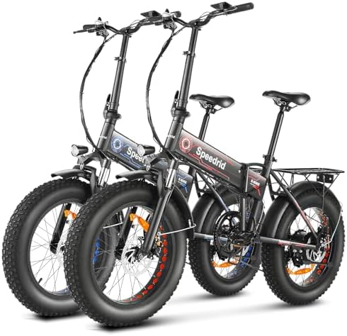 ANCHEER Folding Electric Bike for Adults | Electric Bicycle with 500W Brushless Motor(Peak 800W) 7 Speed Gear | ANCHEER