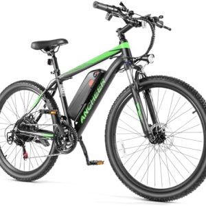 ANCHEER 26" Electric Mountain Bike for Adults with Peak 750W Motor | 22 MPH Commuter Ebike from ANCHEER with 55 Miles R