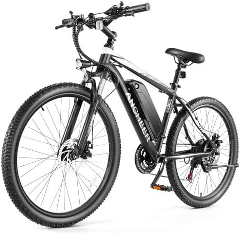 ANCHEER Peak 750W Electric Mountain Bike for Adults, 55 Miles 20-22MPH Electric Bicycle, 48V/374Wh Battery