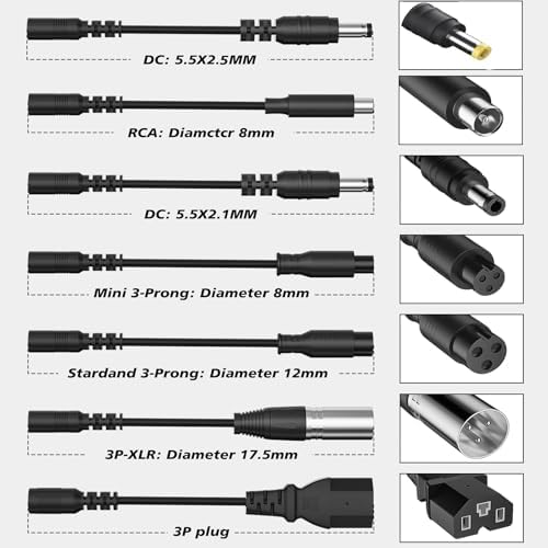 36V Lithium Battery Charger for Electric Scooter and Hoverboard | 42V 2A Charger Compatible with Gotrax and Ninebot | F