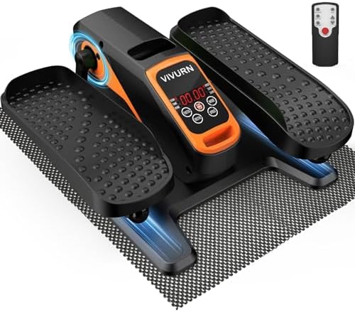 VIVURN-018 Under Desk Elliptical for Seniors with Non-Slip Mat & Quiet Design | VIVURN-018 12 Speed Mini Elliptical Exe