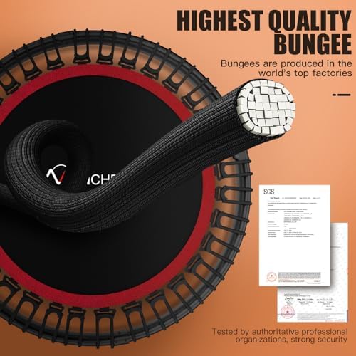 ANCHEER 48" Foldable Rebounder Trampoline for Adults Kids - Indoor & Outdoor, Max Load 550lbs ANCHEER 40" Foldable Rebou