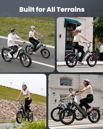 Adults 500W 25 Miles+ 20MPH Electric Mountain Bike for Off-Road Adventures | 750W 55 Miles+ 20MPH Electric Mountain Bik