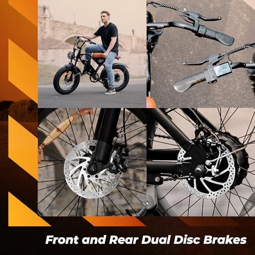 Electric Bike, 1000W/750W/500W Peak Motor, Removable Battery, Shock Absorber, Commuting Electric Bike for Adults, 75/60/