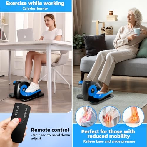ANCHEER Elliptical Leg Exerciser for Seniors | Fully Assembled Electric Pedal Exerciser for Seniors | ANCHEER Electric