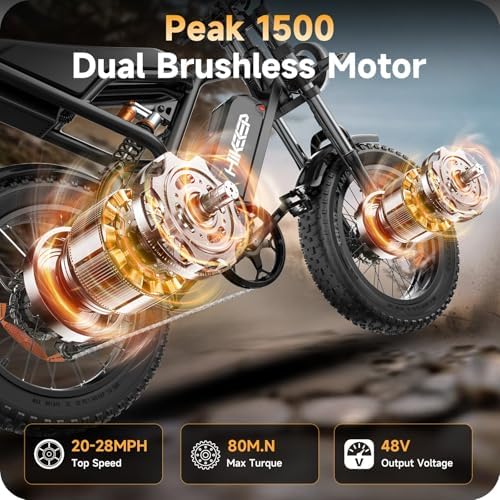 Electric Bike for Adults - 750W/Peak 1500W Motor, 48V15.6AH Detachable Battery, 28MPH UL 2849 Certified Electric Bike fo
